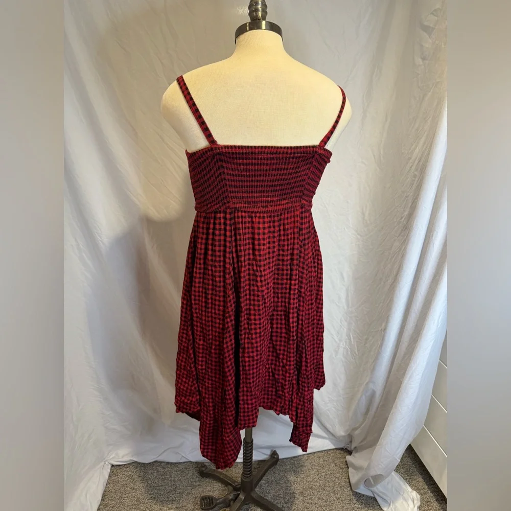 Torrid Red and Black Plaid Mini Dress - Picture 4 of 5